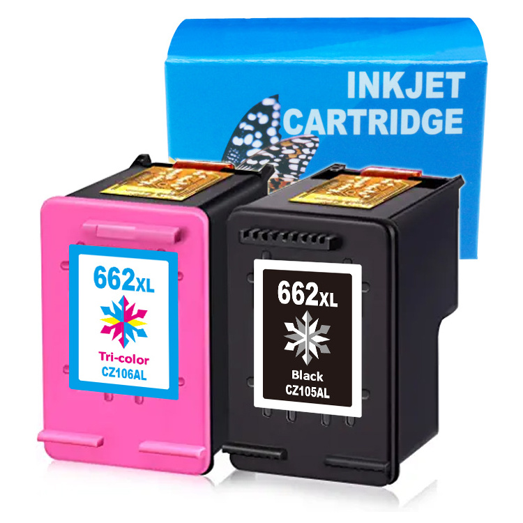 Uniplus 662 662XL CZ105A CZ106A cartucho tinta ink cartridge for HP Deskjet Ink Advantage hp 662 ink