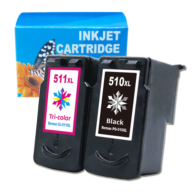 PG-510 CL-511 XL refilled Ink Cartridge 510 511 ink cartridge for canon pixma