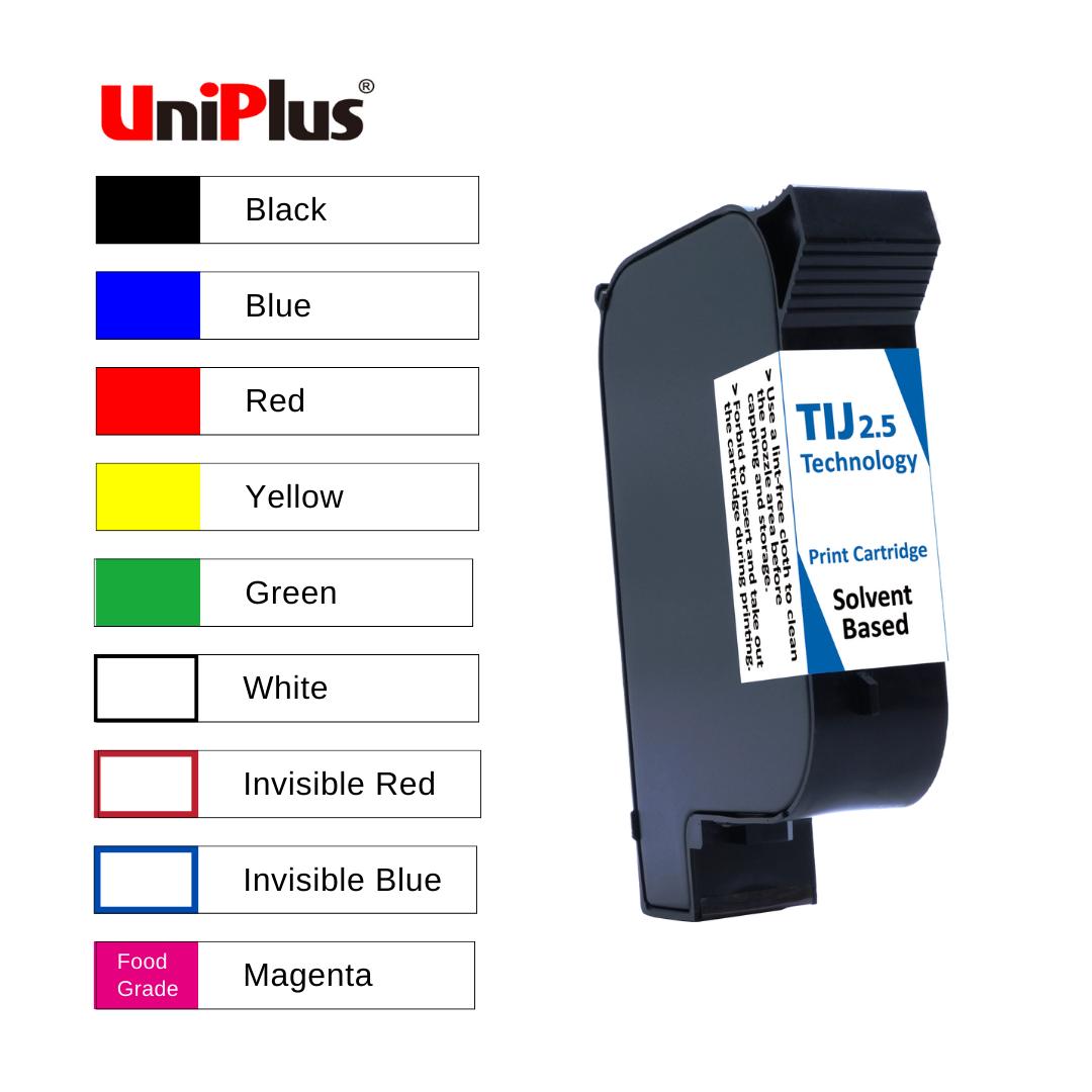 Uniplus 45 si 2560 2570 2580 2590 TIJ 2.5 inkjet cartridge for HP45 HP 45 Handheld Printer Coding