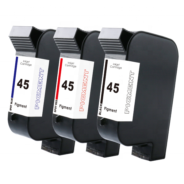 Uniplus 45 51645 2580 TIJ 2.5 Ink jet Cartridge for hp 45 hp45 tij2.5 tij 25 industrial machine handheld inkjet printer