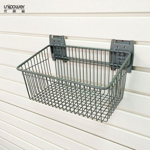 Unipower Garage Storage solution Pvc slatwall panel accessories mini basket