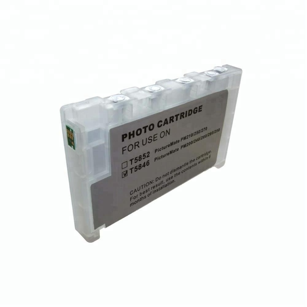 t5852 Refillable ink cartridge compatible for Epson PictureMate PM210 PM250 PM270 PM215 PM235 PM310 with ARC chip