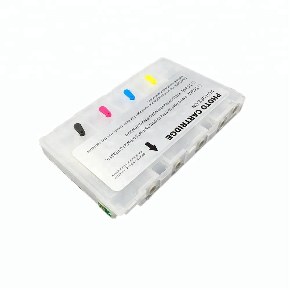 t5852 Refillable ink cartridge compatible for Epson PictureMate PM210 PM250 PM270 PM215 PM235 PM310 with ARC chip