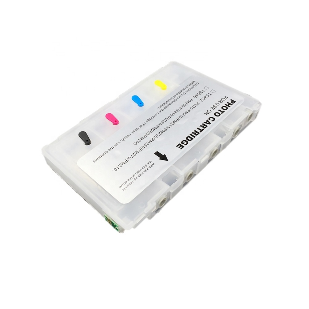 t5846 Refillable ink cartridge for Epson PictureMate 200 pm240 pm260 pm280 pm290 PM 225 pm300 printer with one time chip