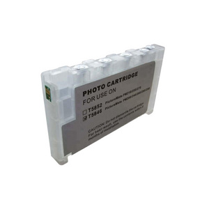 t5846 Refillable ink cartridge for Epson PictureMate 200 pm240 pm260 pm280 pm290 PM 225 pm300 printer with one time chip