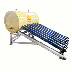 Galvanized Steel SUS304 Non-pressure Camping 200 Liter Mini No Pressure Solar Water Heater