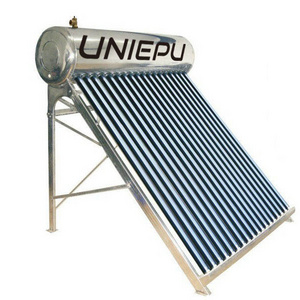 Price 80l Uniepu Energy-saving Solar stock tank heater solar water system for outdoor