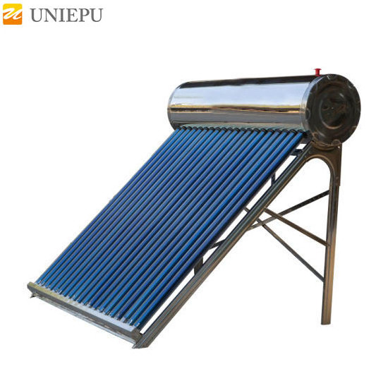 Price 80l Uniepu Energy-saving Solar stock tank heater solar water system for outdoor