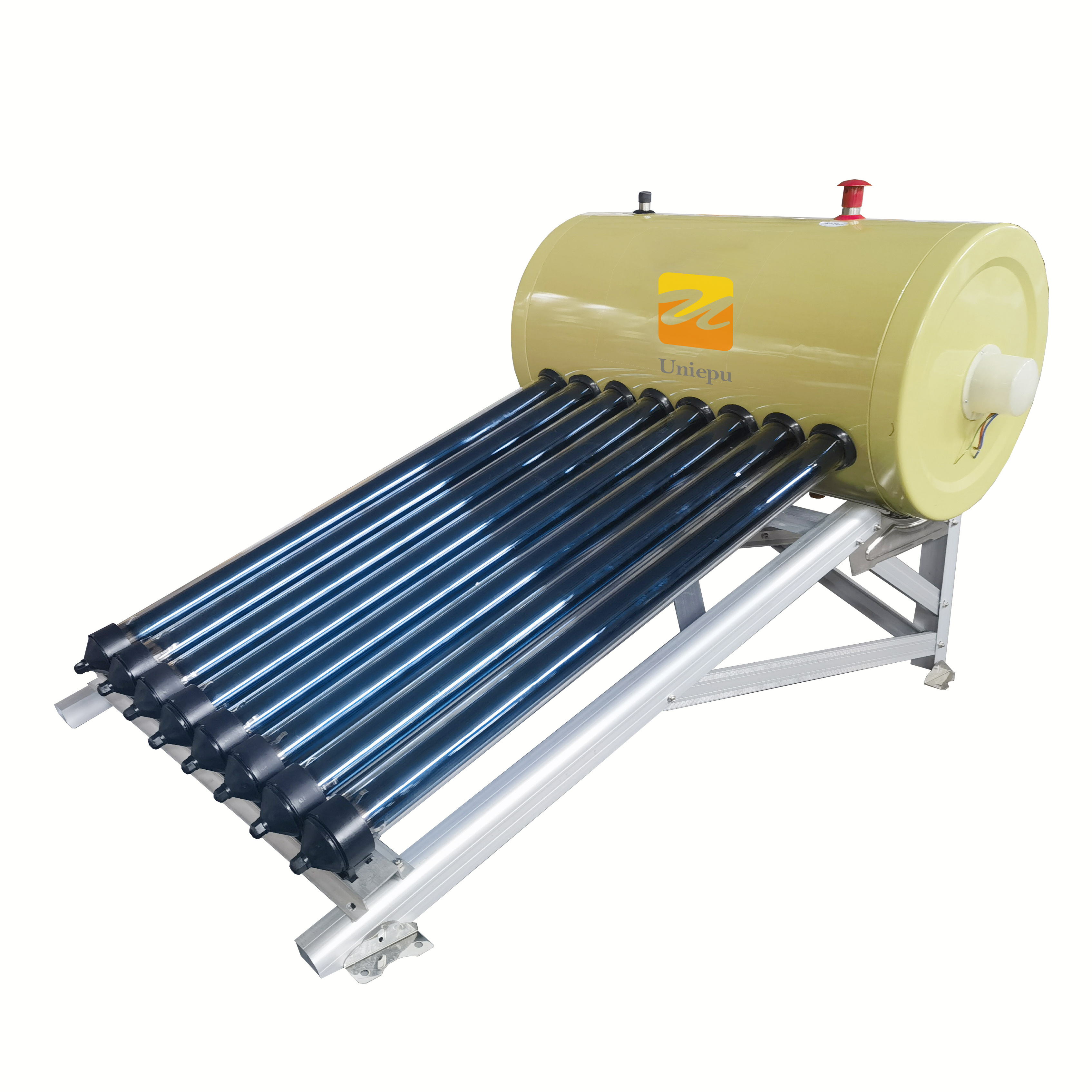 Galvanized Steel SUS304 Non-pressure Camping 200 Liter Mini No Pressure Solar Water Heater