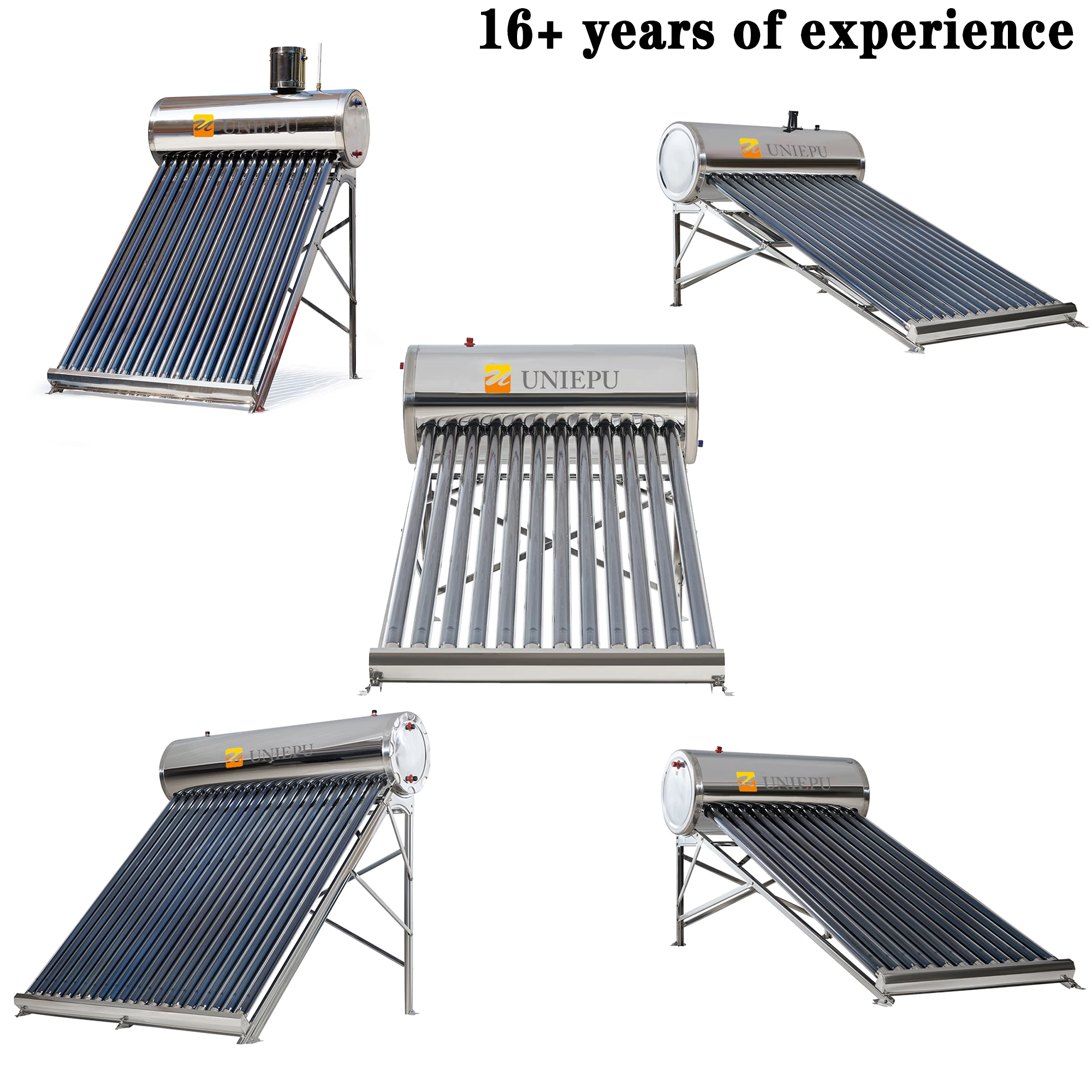 Best Selling Stock Stainless Steel Tank Sunny Roof Top Home Energy Solar No Pressure Solar Water Heater