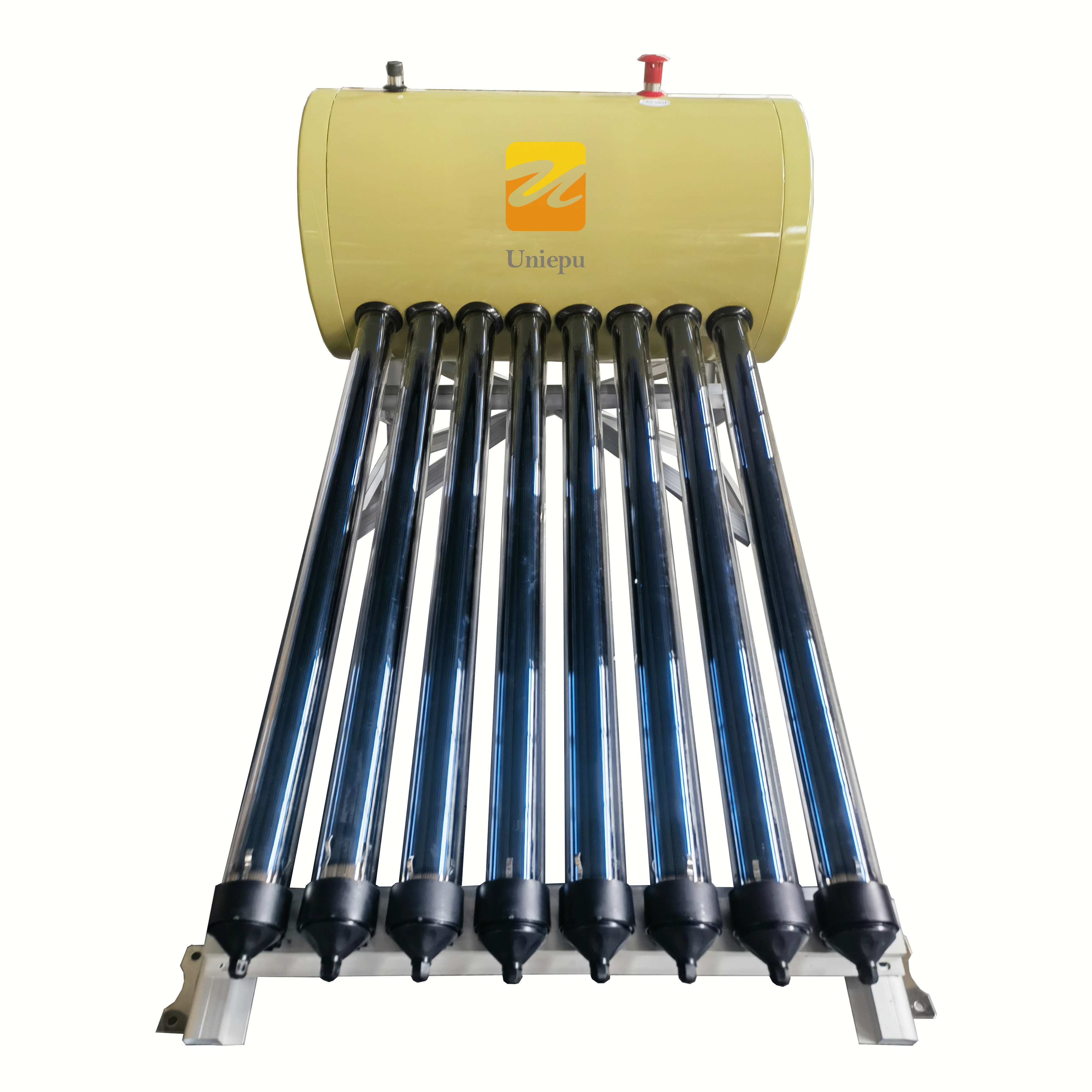 Galvanized Steel SUS304 Non-pressure Camping 200 Liter Mini No Pressure Solar Water Heater