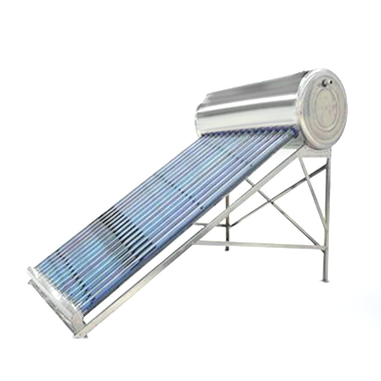 Best Selling Stock Stainless Steel Tank Sunny 200 Liter Non Pressure Water Heaters Solar Energy No Pressure Solar Water Heater