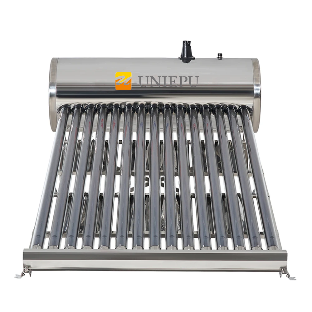 Best Selling Stock Stainless Steel Tank Roof Top Eco-Friendly Mini Compact No Pressure Solar Water Heater