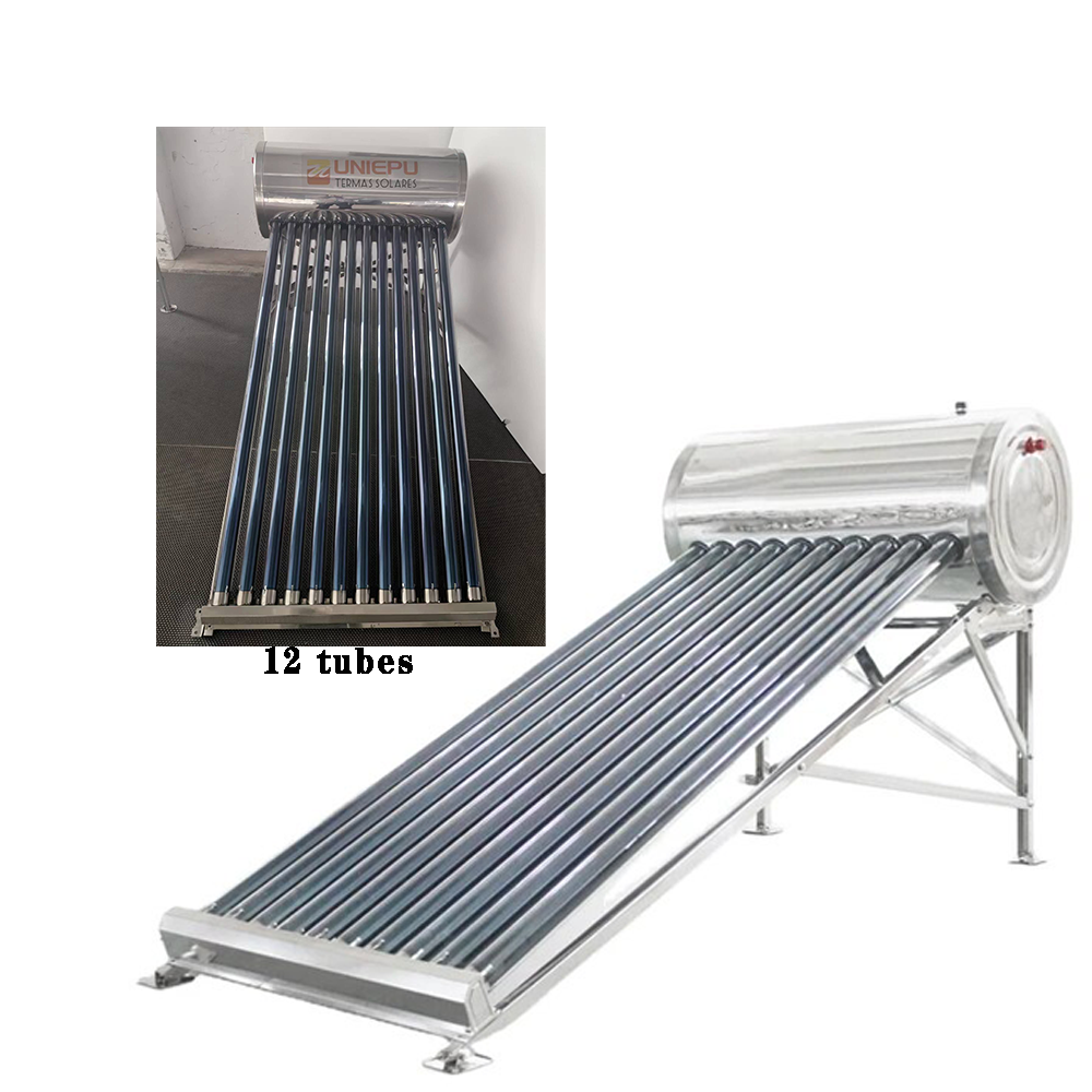 240l Uniepu Stainless steel solar powered stock tank heater solar hot water system