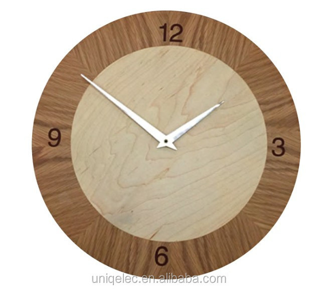 high quality wood frame wall clock for hot selling