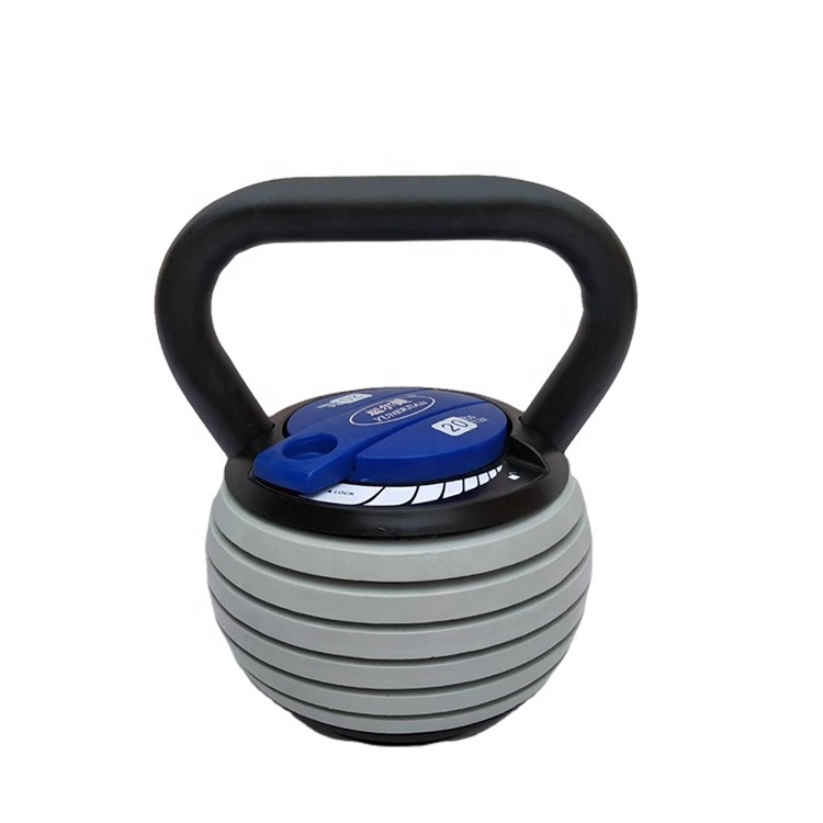 UNIQ Cast Iron Kettlebell Customized Logo 20lb Adjustable Kettlebell