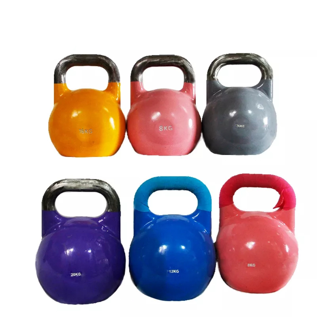 Custom Wholesale Fitness Kettlebell Colorful kettlebell Cast Iron Competitive Kettlebell