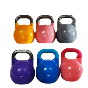 Custom Wholesale Fitness Kettlebell Colorful kettlebell Cast Iron Competitive Kettlebell