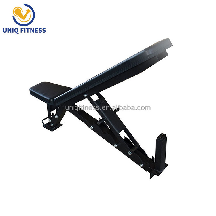 UNIQ Commercial Gym Home Foldable Fid Adjustable Exercise Bench Sit Up Dumbbell Bench Incline Adjustable Weight Bench