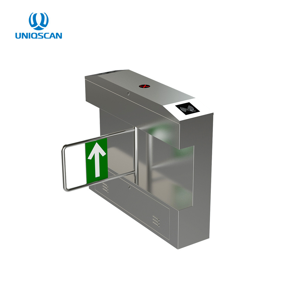 Access Control Swing Barrier Gate Auto Turnstile Electric Swing Entrance Control Supermarket Gate Security Swing Gate