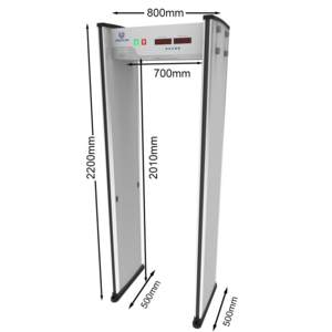 Body temperture outdoor security metal gates metal detector machine Walk Through Security Metal Detector