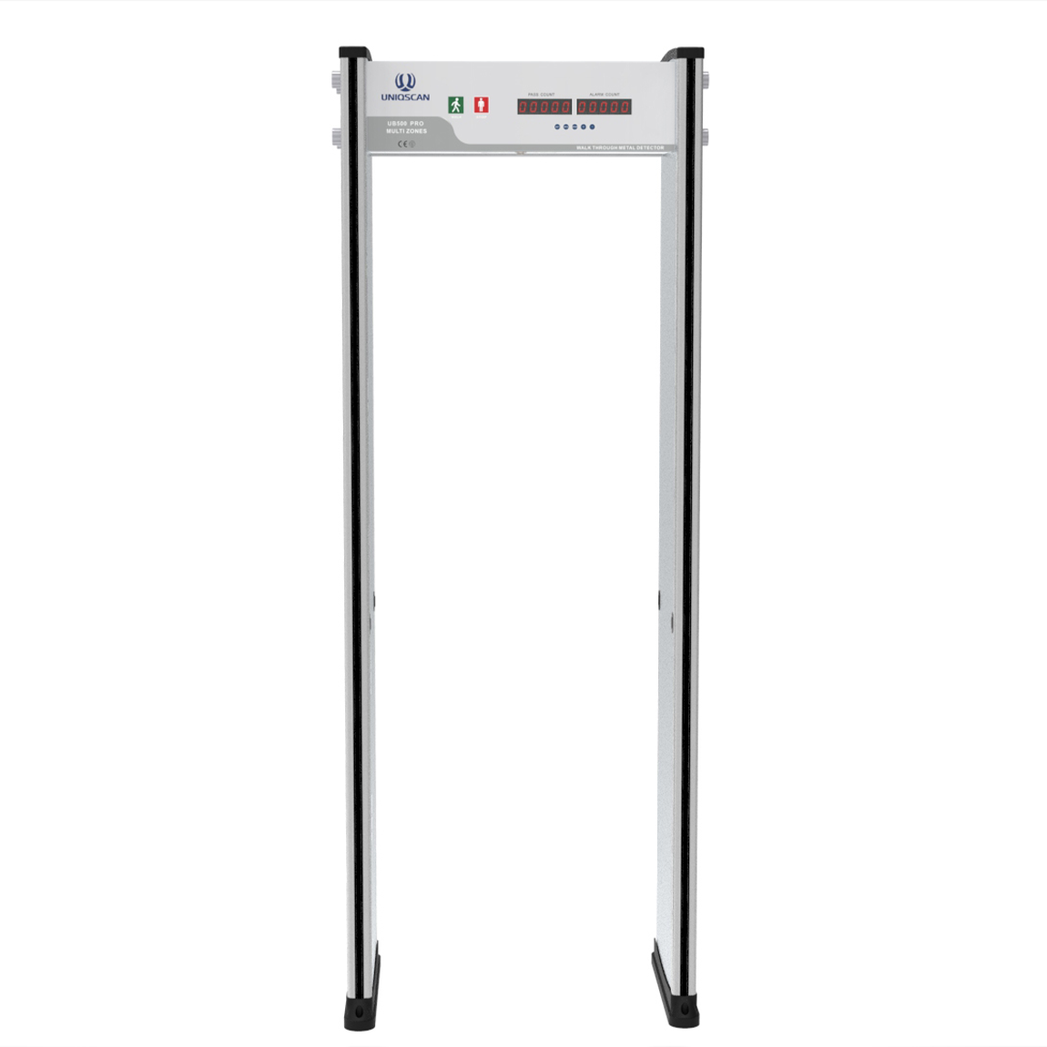 Body temperture outdoor security metal gates metal detector machine Walk Through Security Metal Detector