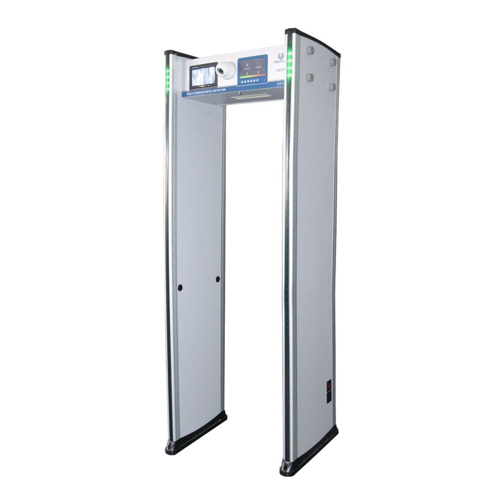 Dropship  Security Equipment Walk Through Metal Detector Gate Solar  CCTV Camera Door Frame Walk Through Scanner UB500