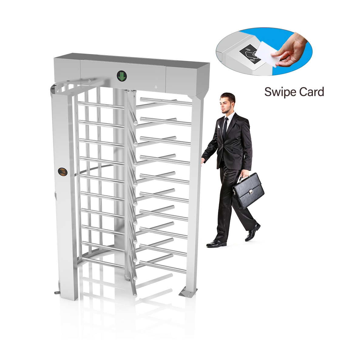 Factory Price Universal Semi Automatic Wholesale Price Waterproof Full Height Turnstile Mechanism Price For Outdoor Use