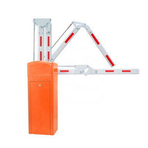 180 Degrees Folding Arm Barrier Gate LED Light  Automatically Close / Open Boom Gate