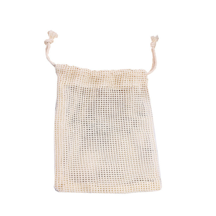 Eco Friendly Natural Cotton Sisal Soap Saver Bag Hemp Biodegradable Loofah Soap Mesh Net Bag