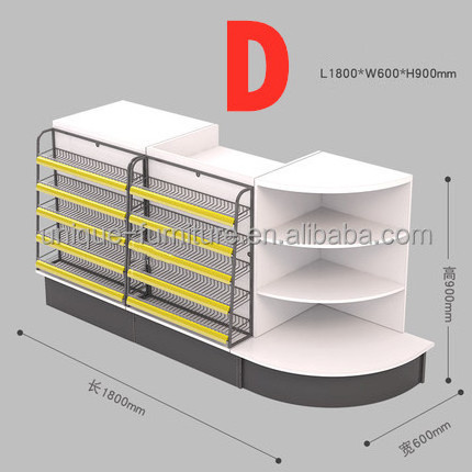 High level supermarket cashier counter hot sale retail counter desk check out table modern check table design for sale