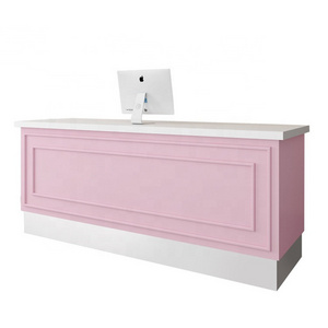 Large Pink Salon Reception Counter Wonderful Beauty Salon Front Desk Retail Stores Front Desk Design