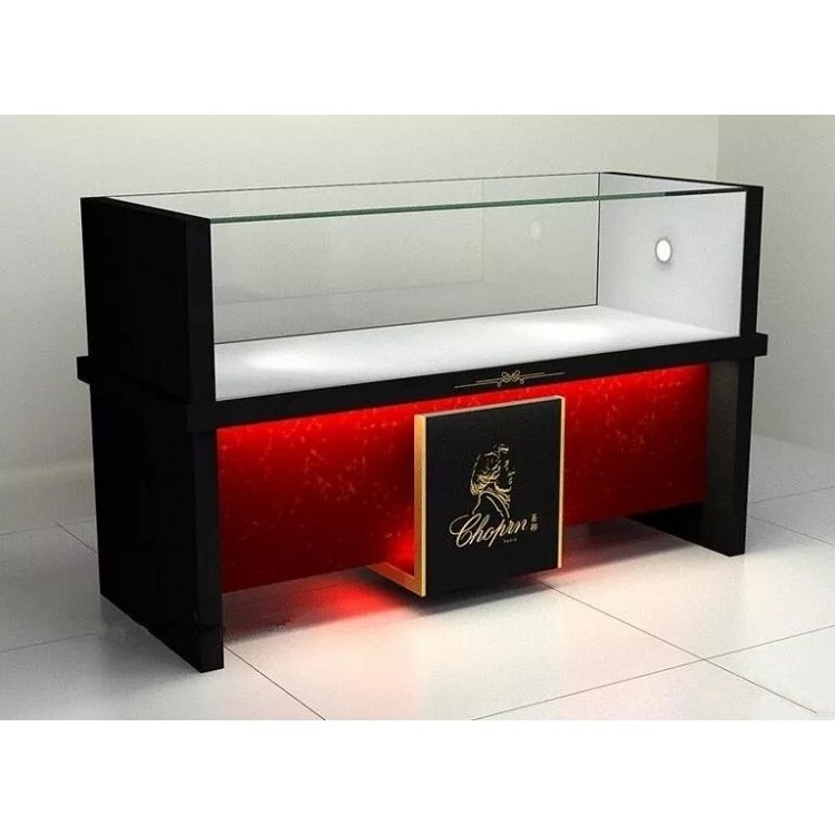 High Quality Retail Jewelry Display Showcase Modern Watch Showcase Retail Store Glass Display Counter