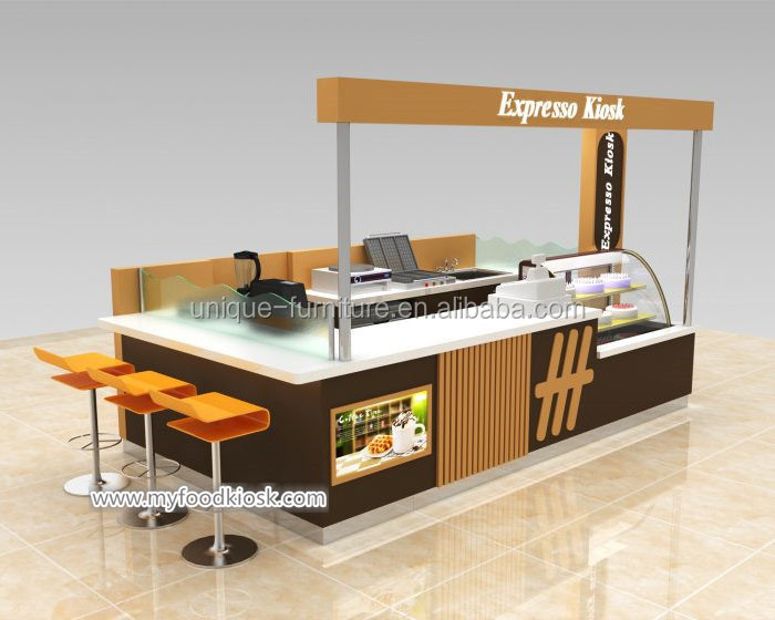 Popular design pancake booth crepe & waffle kiosks retail snack stall fast food stall idea popular design idea for sale