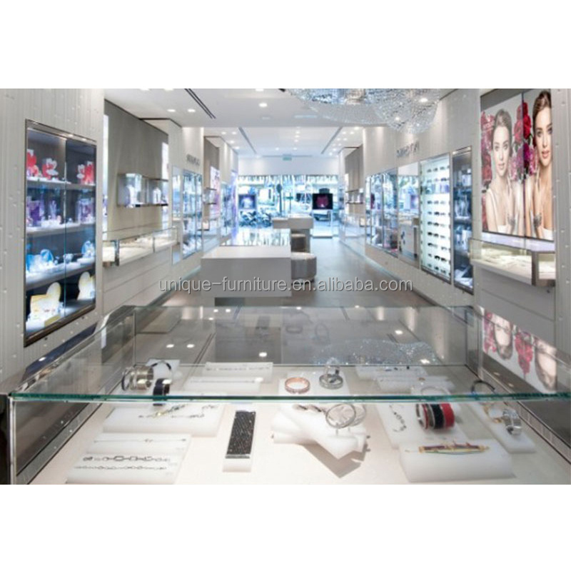 New style glass jewelry display showcase used jewelry display cases modern jewelry shop furniture watch store glass cabinet