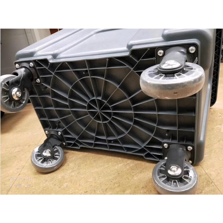 Plastic Heavy Duty Linen Trolley Laundry Trolley Housekeeping Cart Large Capacity Heavy Trolley