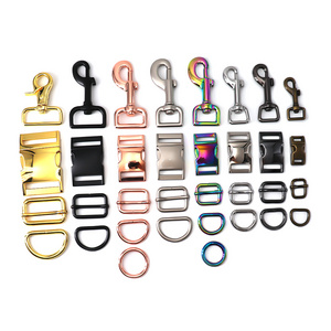 Manufacturer Custom Color Nickle Plating Quality Pet Hardware Quick Side Release Dog Collar Metal Buckle