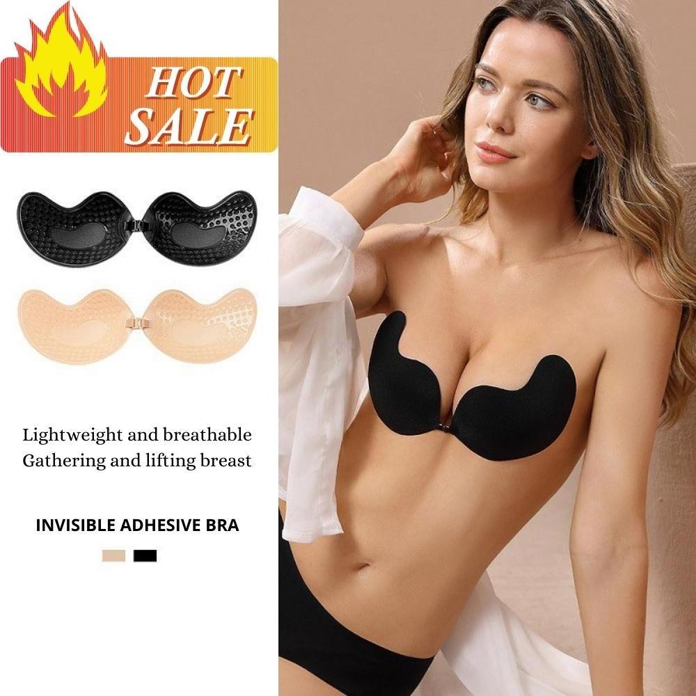 Amazing Gather Invisible Bra Hot Sale Open Cup Push Up Sticky Bra For Women Backless Dress