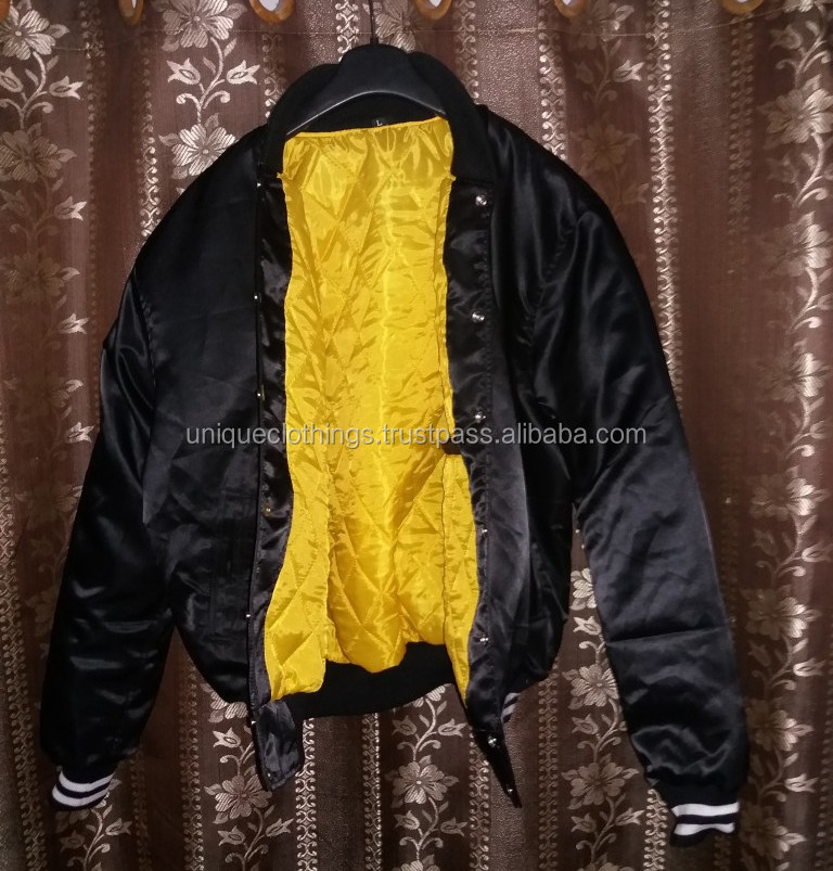 Custom Satin Bomber Jacket/Custom Satin Make your own design varsity jackets