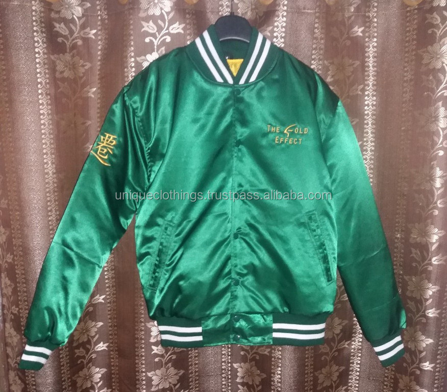 Custom Satin Bomber Jacket/Custom Satin Make your own design varsity jackets