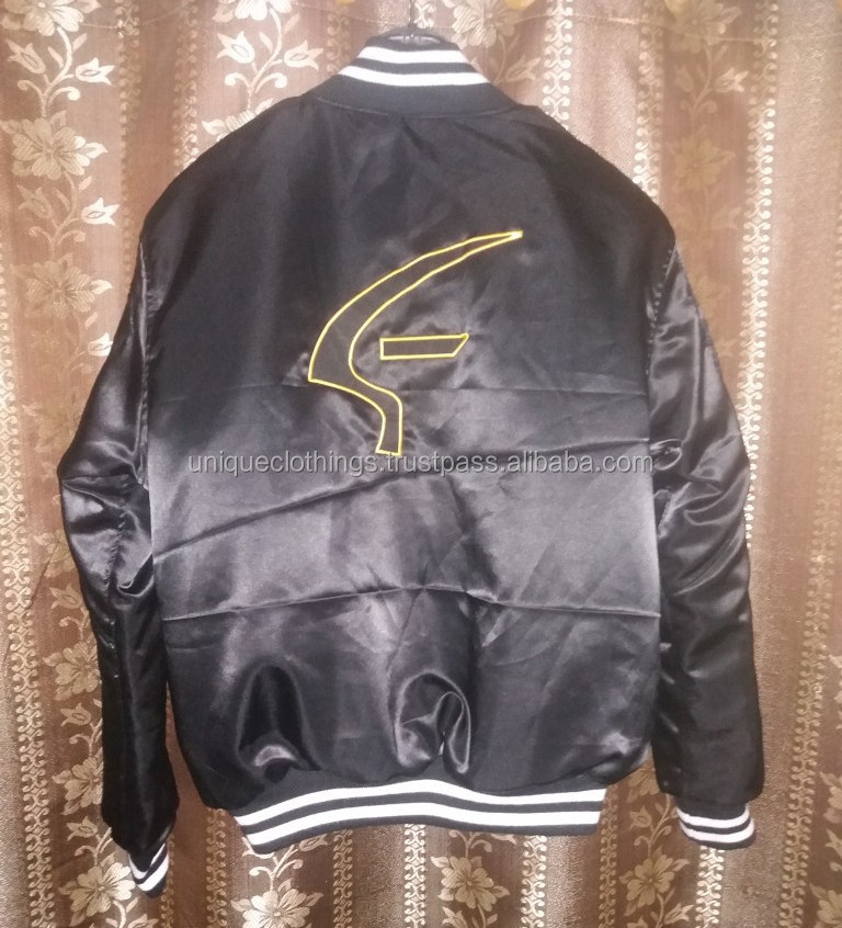 Custom Satin Bomber Jacket/Custom Satin Make your own design varsity jackets