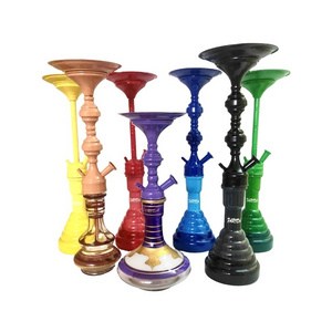 Top Quality Hot Sale Unique Design Popular Mini Size Beautiful Bright Vases Metal Egyptian Complete Slender Hookahs Set