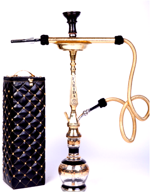 Best traditional Egyptian medium solid brass Hookah Pipes