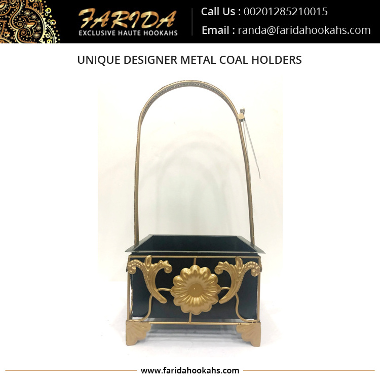 Premium Quality Unique Design Handmade Egyptian Farida Hookah Metal Charcoal Coal Holder