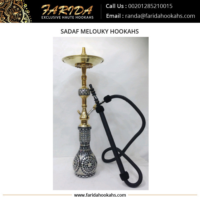 Luxury Farida Arabian Real Mother of Pearl Unique Hookah