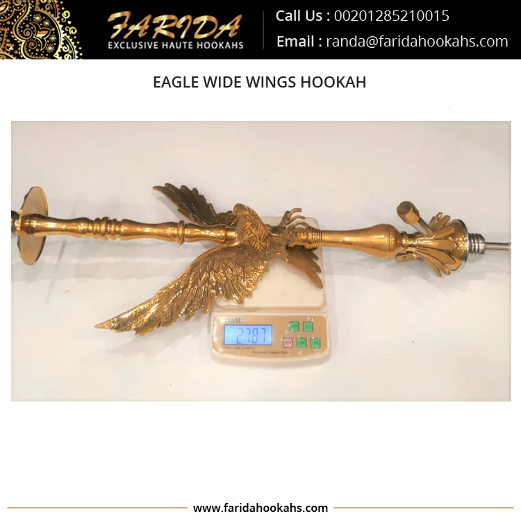 Eagle Hookah Giant  Tall Brass New Design Egyptian Shisha Hookahs Luxury unique Design Custom Sheesha Hookah