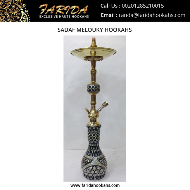 Luxury Farida Arabian Real Mother of Pearl Unique Hookah