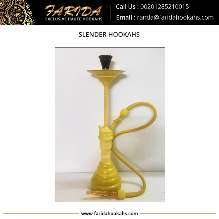 Top Quality Hot Sale Unique Design Popular Mini Size Beautiful Bright Vases Metal Egyptian Complete Slender Hookahs Set