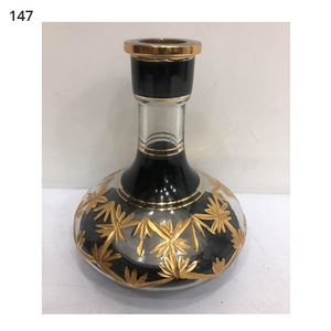 2020 Mini bohemian Luxury fancy narguile art hookah vase water glass Hookah bottle