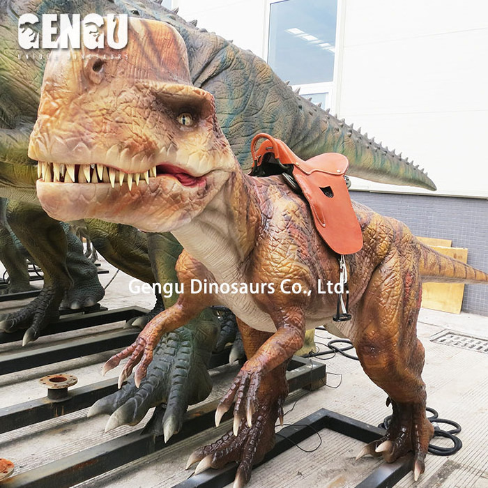 Dinosaur Kids Ride Outdoor Entertainment Dinosaur Swing